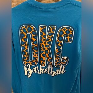 OKC THUNDER long sleeve shirt